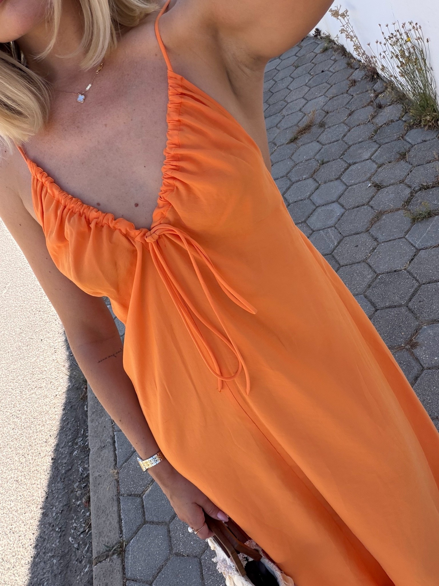 orange maxi holiday dress

#LTKdresses #LTKsummer