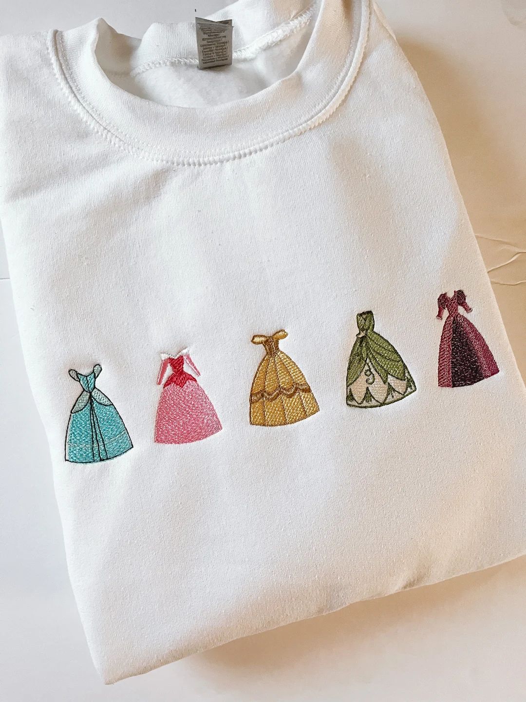 Princess Embroidered Shirt, Princess Dress Shirt, Magic Kingdom Shirt - Etsy | Etsy (US)