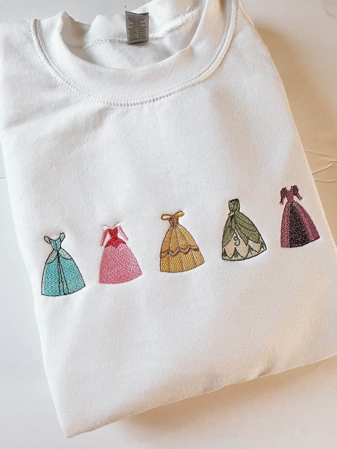 Princess Embroidered Shirt, Princess Dress Shirt, Magic Kingdom Shirt - Etsy | Etsy (US)