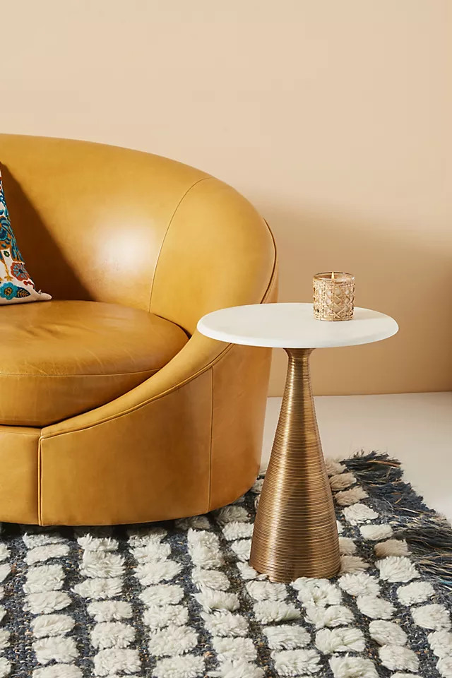 Vivien Metal Side Table | Anthropologie (US)