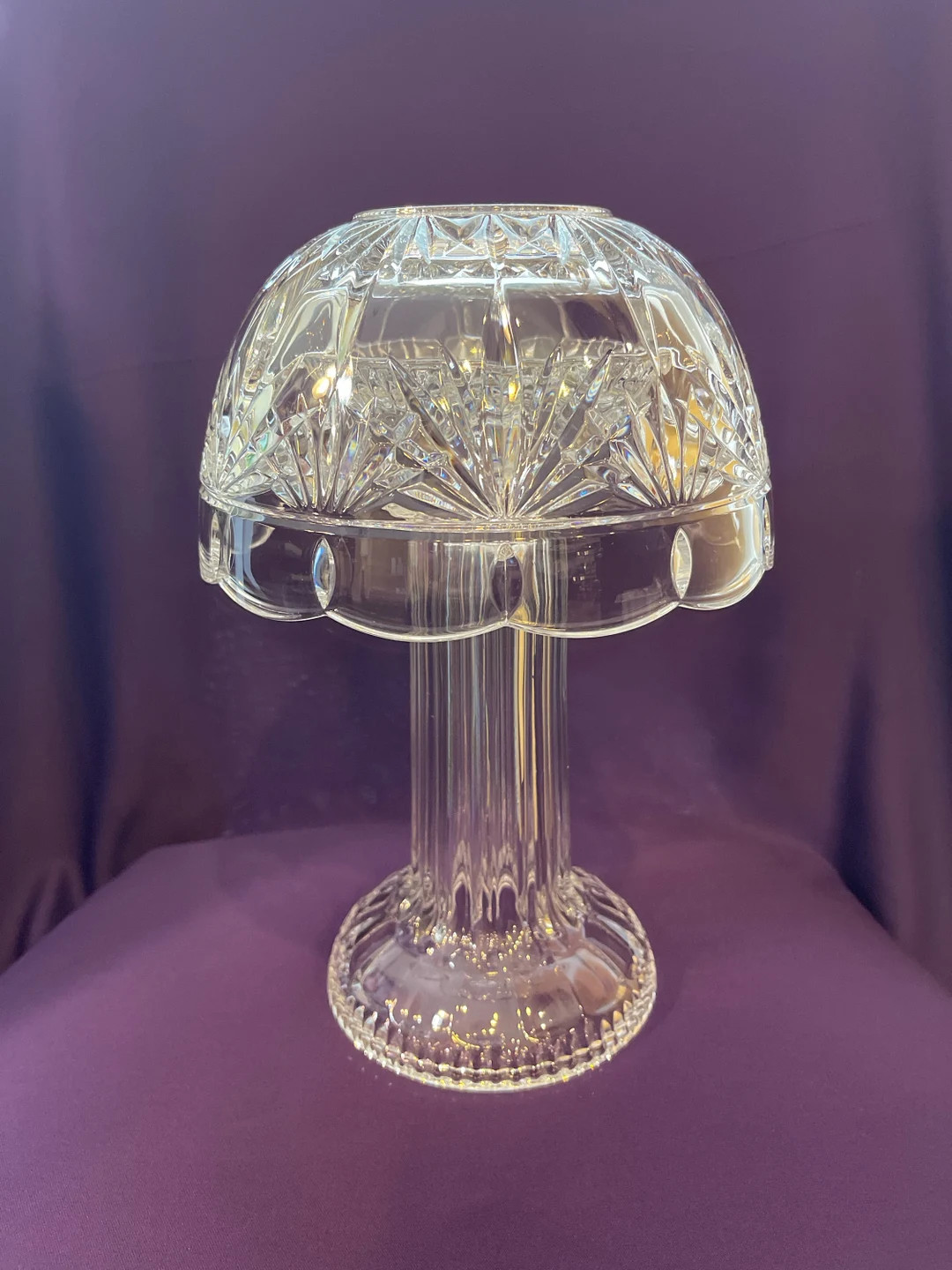 Vintage Lead Crystal / Glass Two Piece Large Size Fairy Lamp (candle Holder / Candle Lamp) - Etsy | Etsy (US)