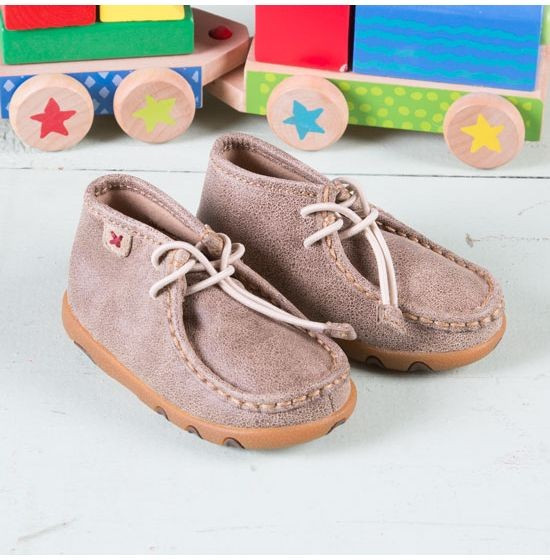 Twisted X Infant Dusty Tan Moccasins | Rod's Western Palace/ Country Grace