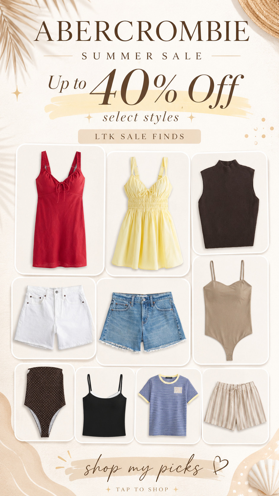 Abercrombie Summer Sale: up to 40% off select styles 

 #LTKootd #LTKSaleAlert #LTKMidsize