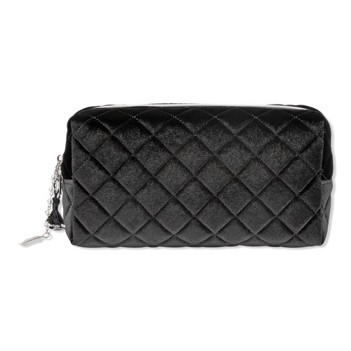 Wicked Black Quilted Velvet Loaf Bag | Ulta