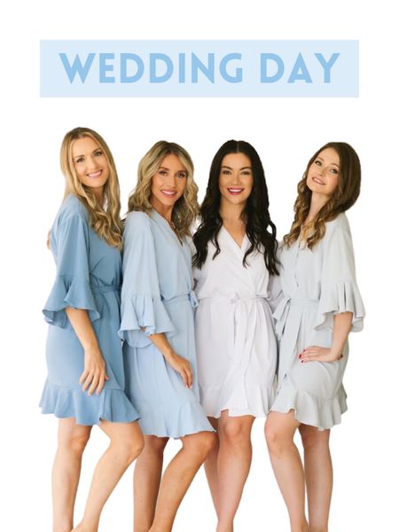 Blue bridesmaid robes. Bridesmaid proposal. Bridesmaid gifts.

#LTKwedding #LTKfindsunder50 #LTKGiftGuide