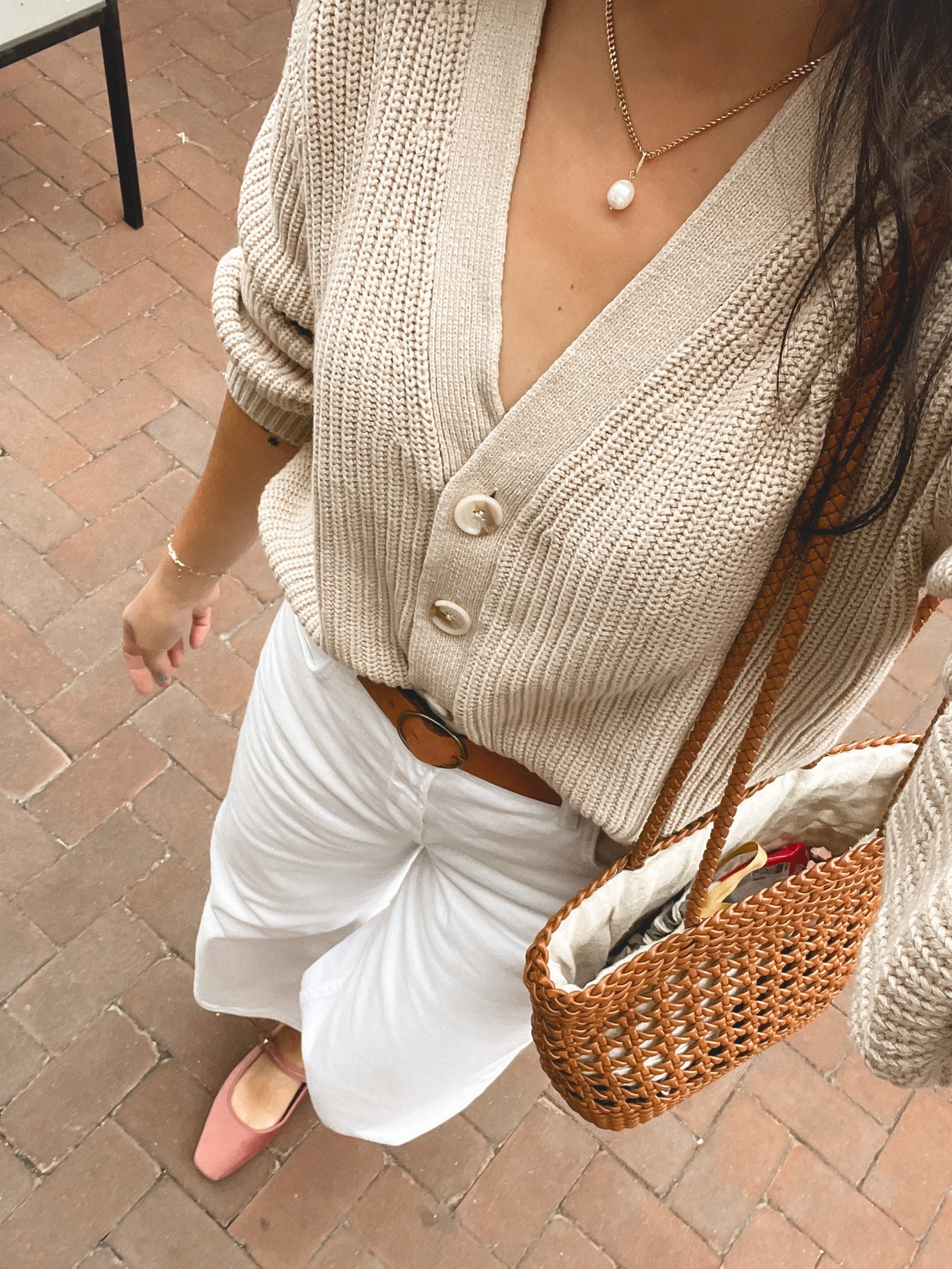 Wore this neutral look to lunch with friends today in celebration of the new school year 🙌🏼  My flats are from Zara but I’ve linked to a similar pair here. #LTKunder100 #LTKunder50

#LTKstyletip