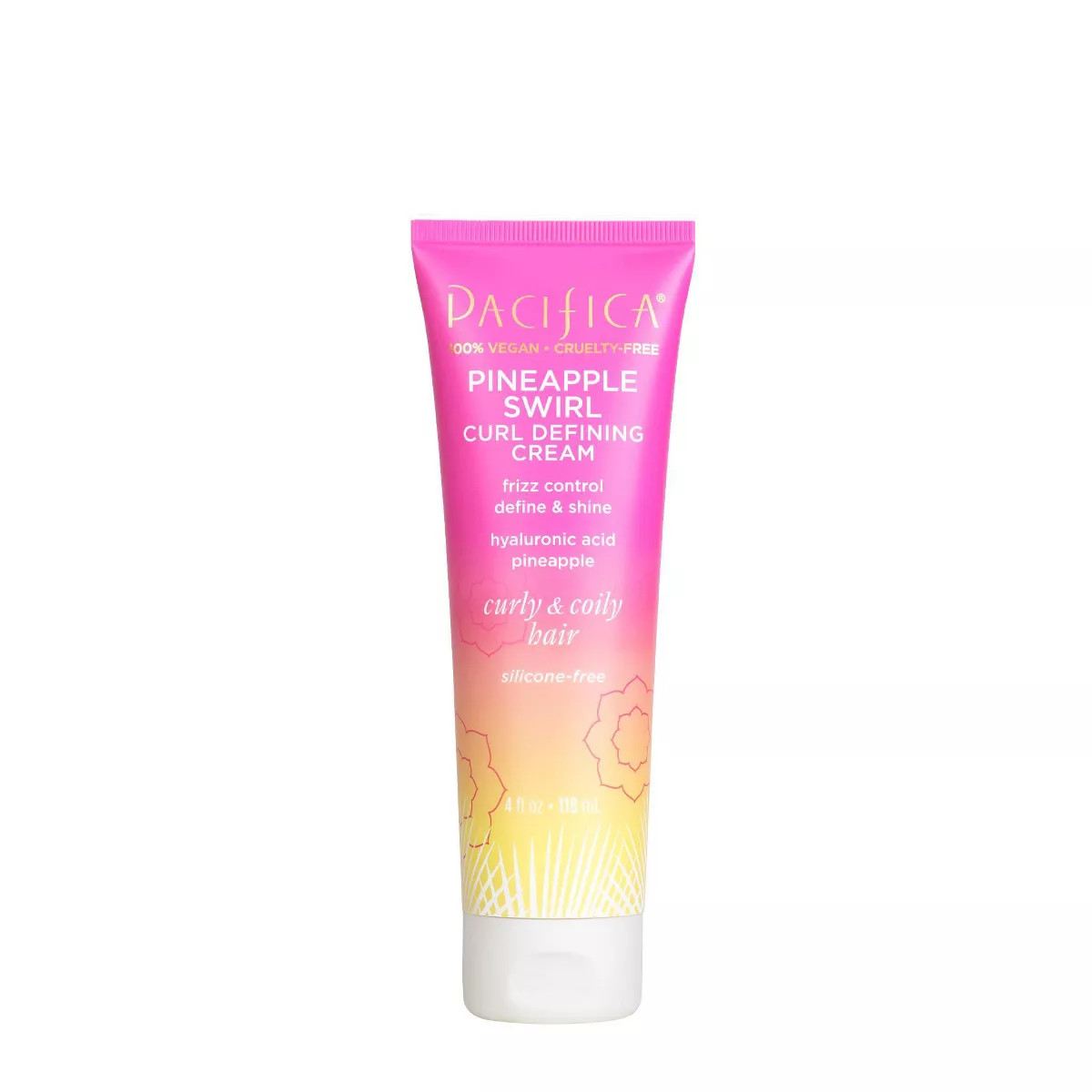 Pacifica Pineapple Swirl Curl Defining Cream - 4 fl oz | Target