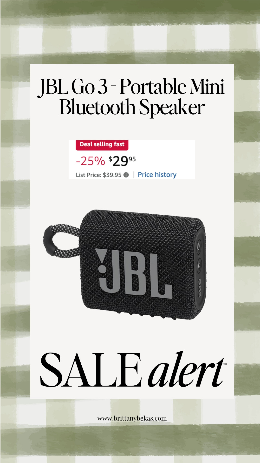 This JBL Bluetooth speaker is the perfect gift for men / dad / father in law / teenage boy - these JBL speakers are a must have and currently on sale on Amazon. A great gift under $50 that they will love. Comes in so many colors. 

#LTKHoliday #LTKFindsUnder50 #LTKCyberWeek