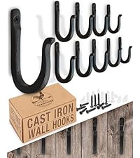 Cast Iron Fox Hook, Large, Heavy Duty, 5.15 inch Tall, Farmhouse Decorative Wall Hook, Vintage De... | Amazon (US)