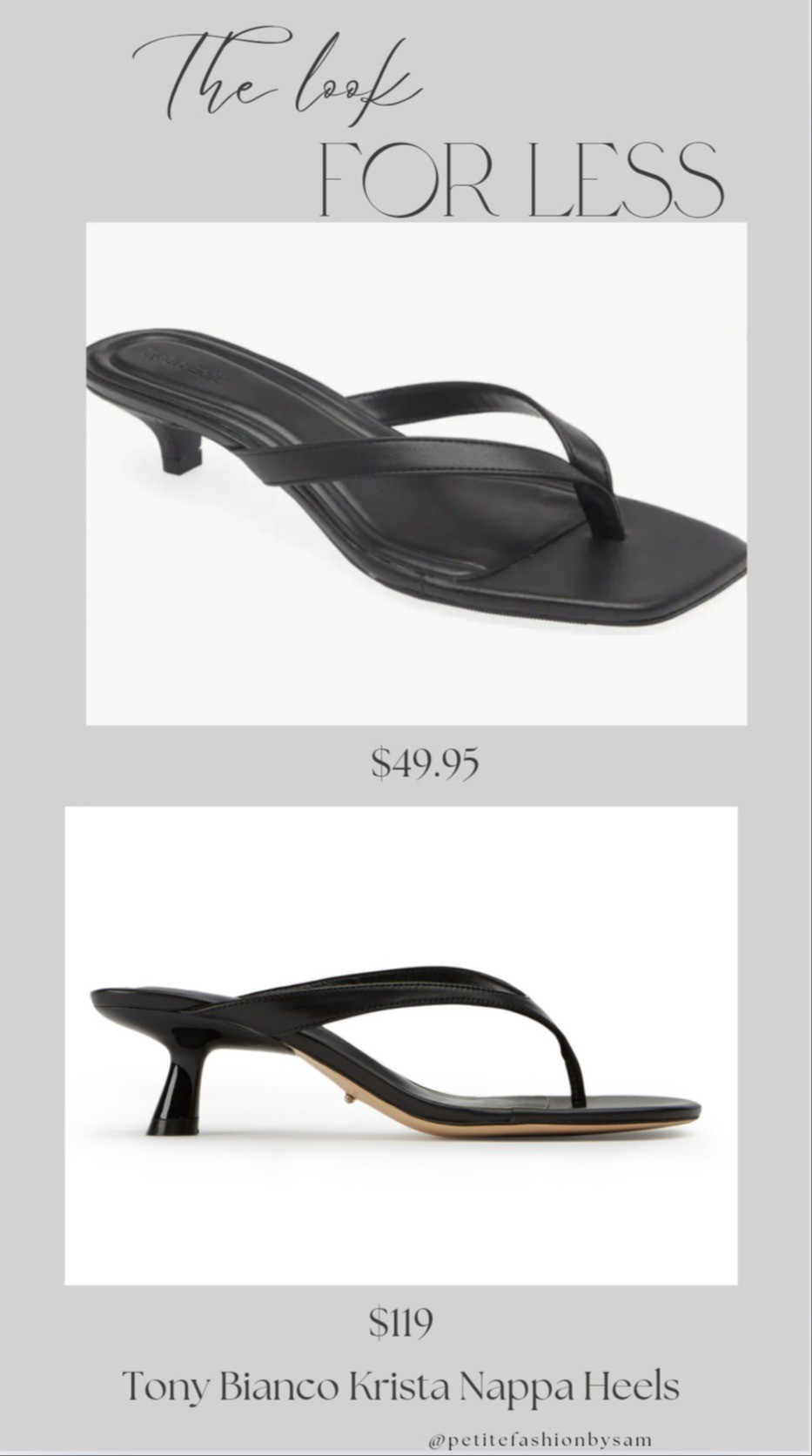 One of the hottest trends this season is thong sandalsSharing two of my favs.#thongsandals #tonybianco #blacksandals

#LTKFindsUnder50 #LTKShoeCrush #LTKStyleTip