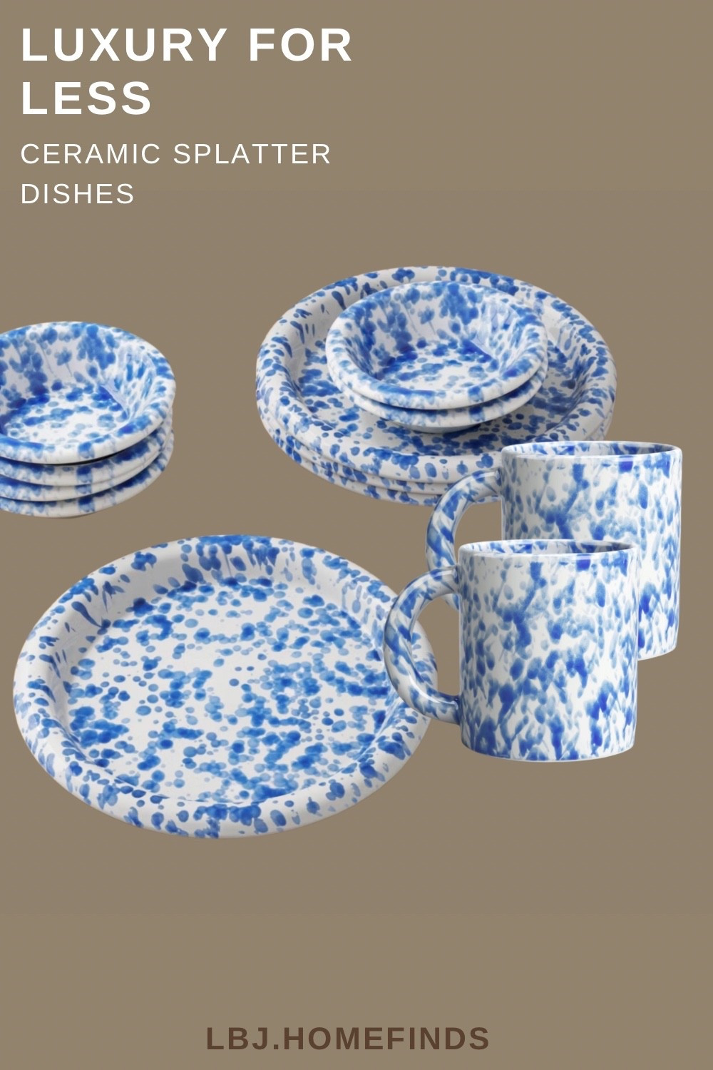 Luxury for less, but make it artisanal ✨
These ceramic splatter dishes look straight out of a high-end European kitchen, but they’re actually affordable everyday dinnerware. Perfect for casual entertaining, summer tablescapes, or elevating your daily meals with a coastal, lakehouse-inspired look.

I love mixing these with neutral linens and wood accents for that effortless, collected feel 🤍
Shop this budget-friendly ceramic dish set here 👇
#LTKHome #LuxuryForLess #AffordableHomeFinds #CeramicDinnerware 