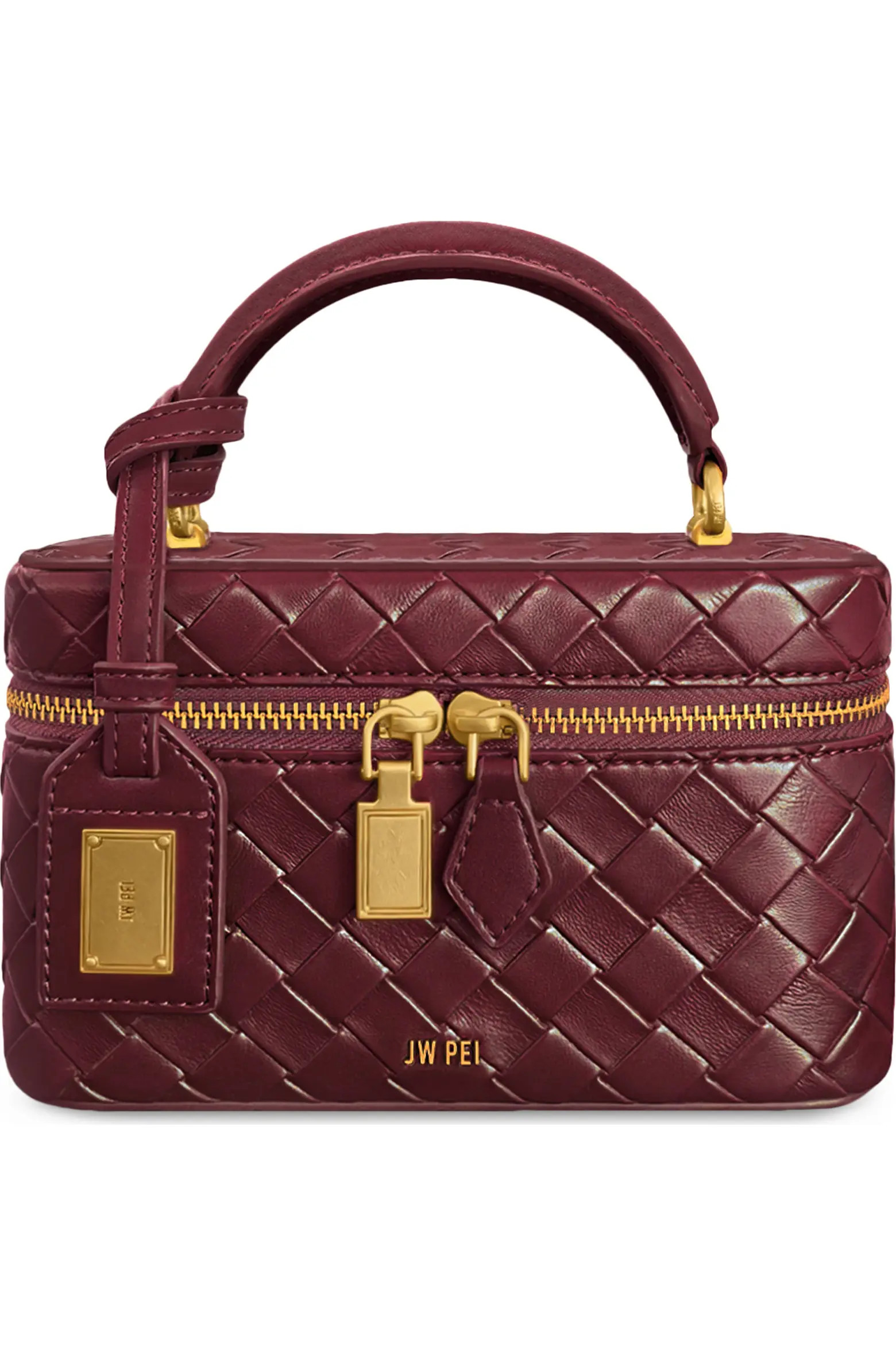 JW PEI Cleo Woven Faux Leather Top Handle Bag (Women) | Nordstrom | Nordstrom