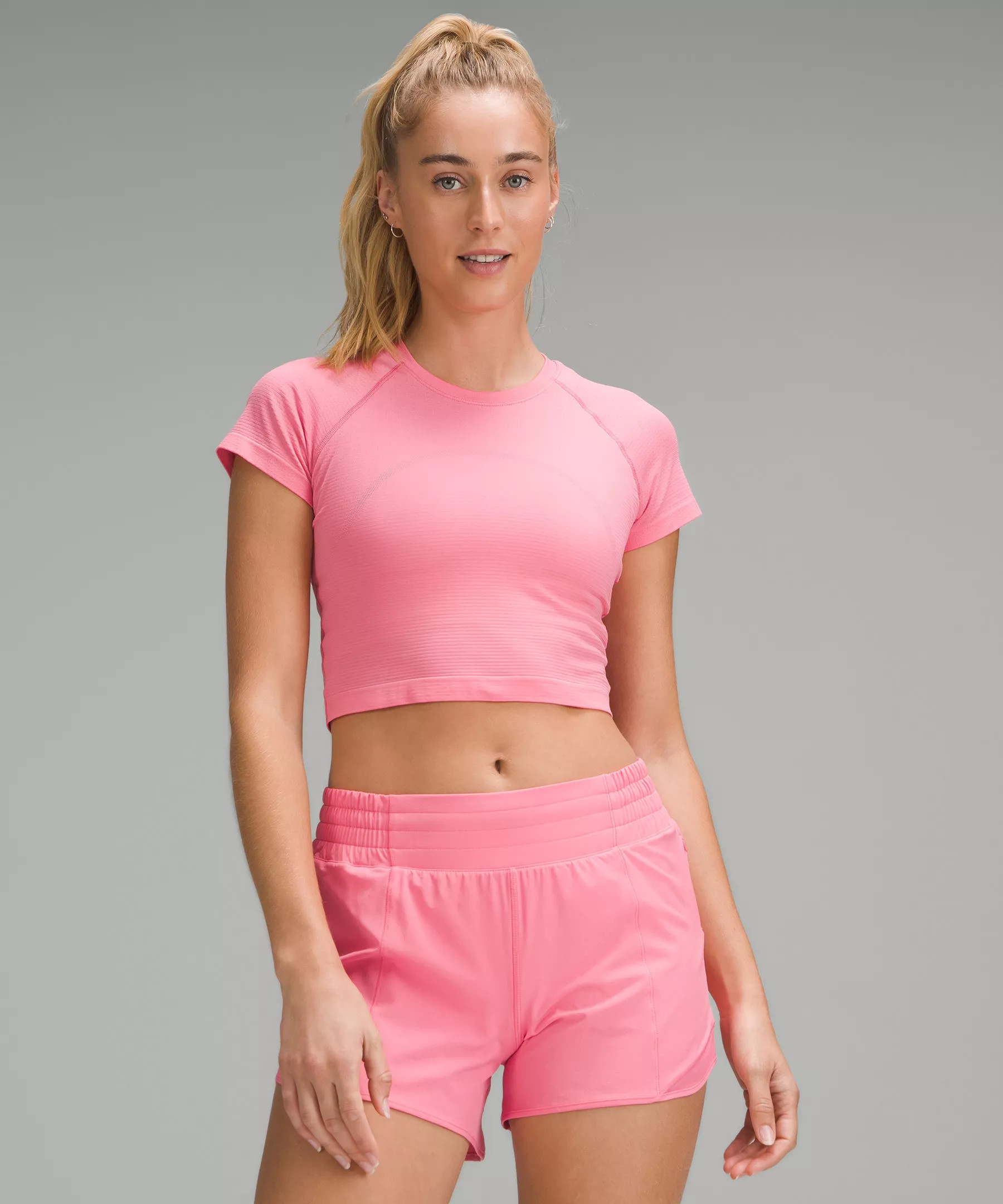 Swiftly Tech Cropped Short-Sleeve Shirt 2.0 | Lululemon (US)