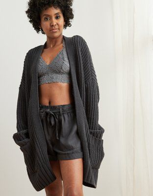 Aerie Chenille Easy Cardigan | American Eagle Outfitters (US & CA)