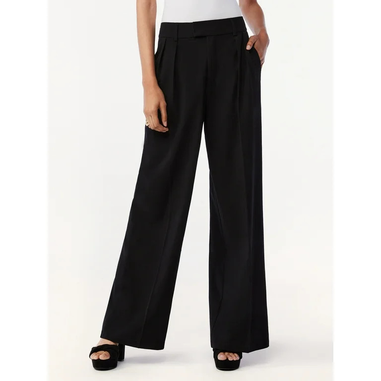Scoop Women's Wide Leg Trousers | Walmart (US)