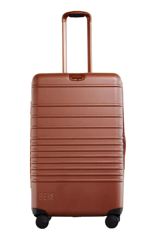Béis 26-Inch Rolling Spinner Suitcase in Maple at Nordstrom | Nordstrom