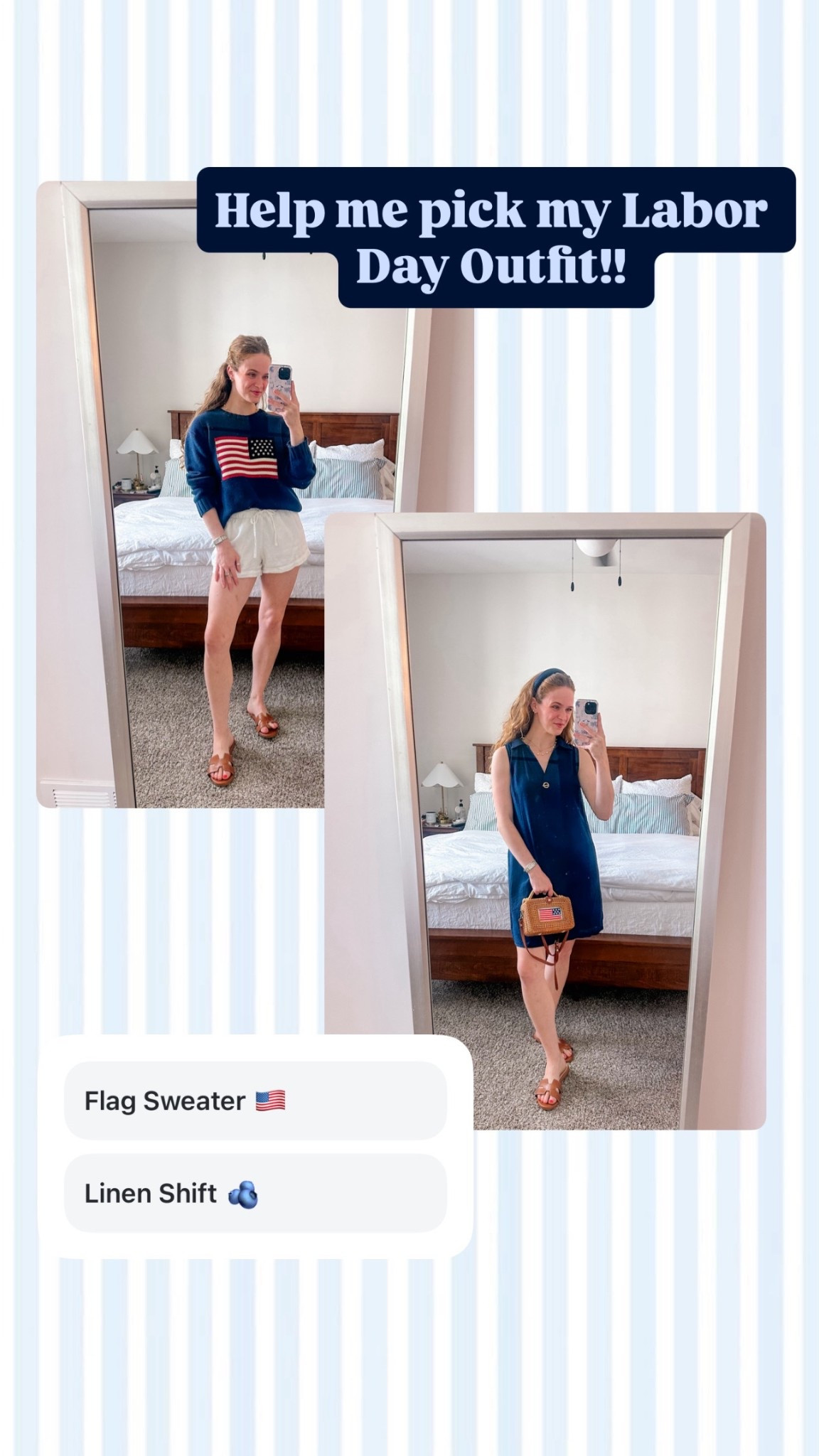 Help me pick my Labor Day outfit on my Instagram stories!!! 🤍🇺🇸

#LTKSeasonal