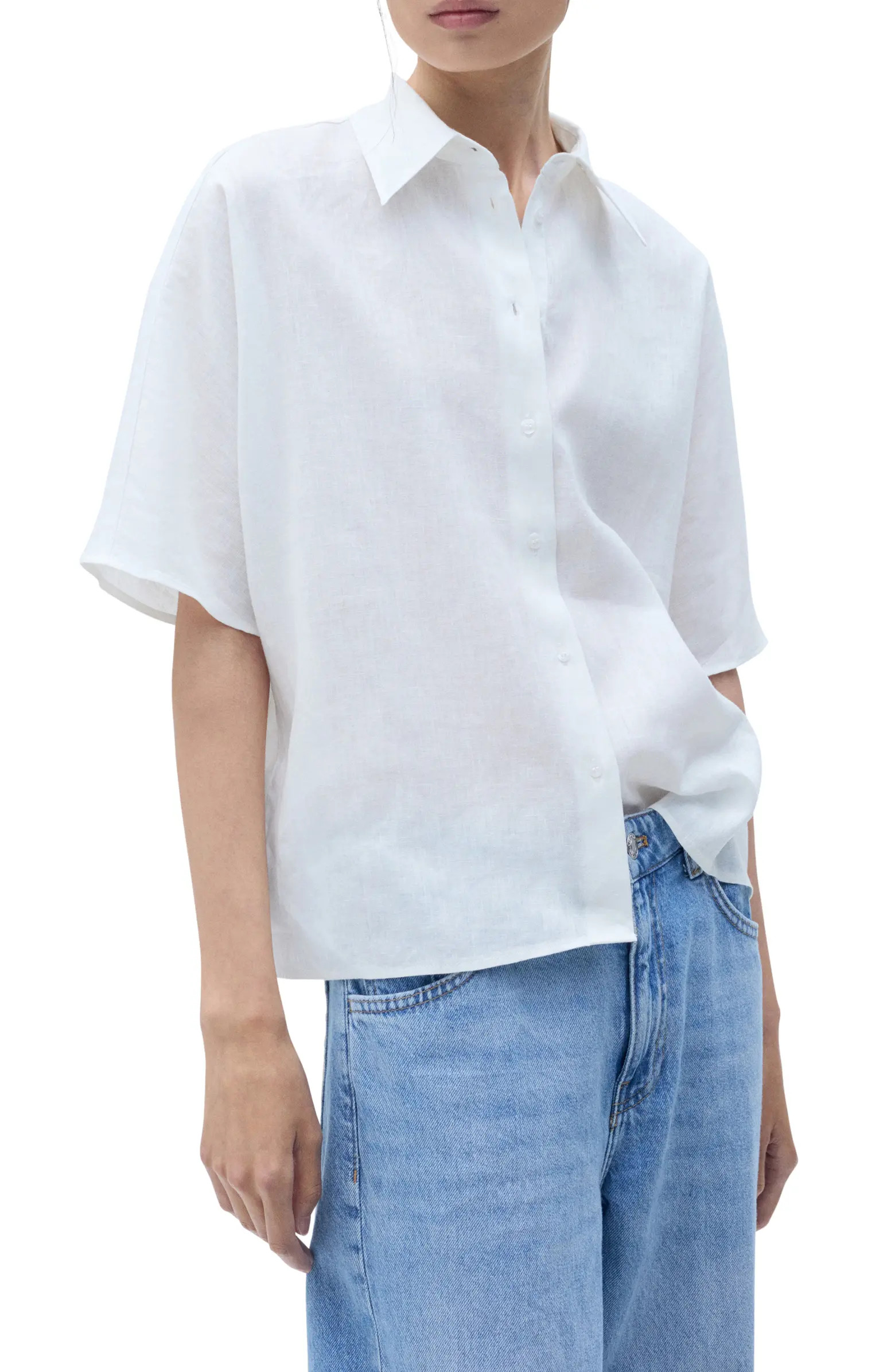 Pai Linen & Cotton Button-Up Shirt | Nordstrom
