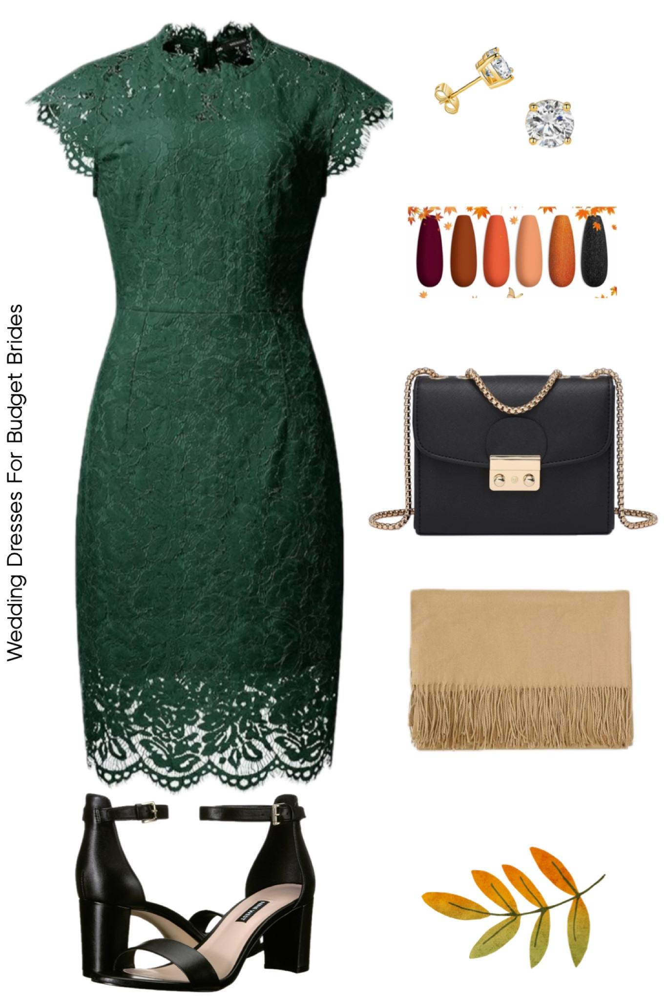 slim fit dress slacks On This Day Emerald Green Lace Dress, Small - The Mint Julep Boutique main image 1