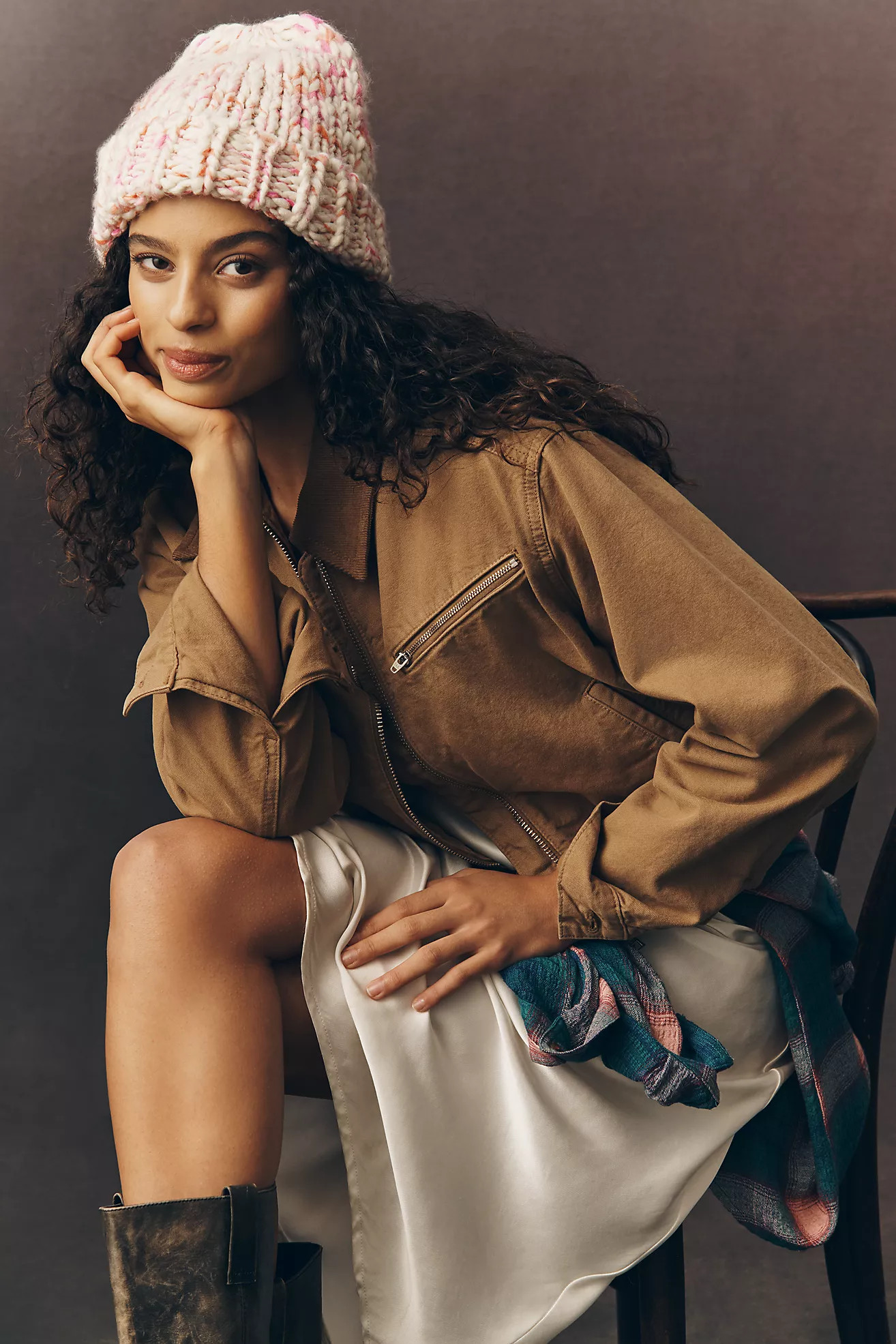 By Anthropologie Chunky Yarn Beanie | Anthropologie (US)