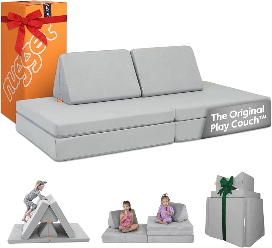 Nugget - The Original Play Couch for Kids - Modular Foam Children's Sofa for Playroom, Imaginatio... | Amazon (US)