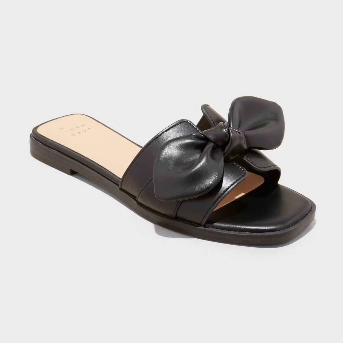 Women's Maple Bow Flat Sandals - A New Day™ | Target