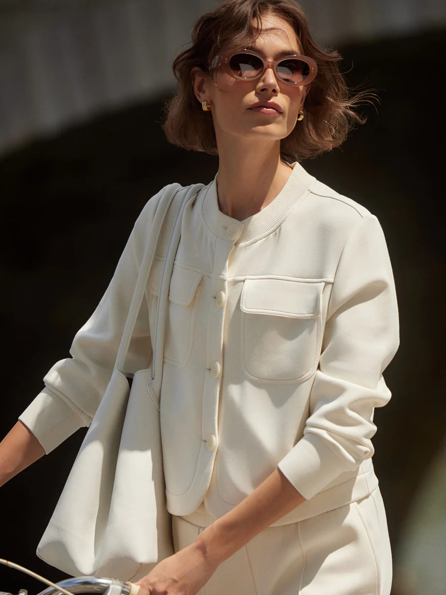 Hartwell Button Through Sweat | Varley US | Varley US