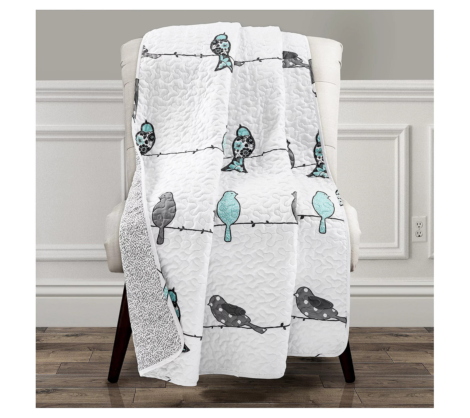 Lush Decor Rowley Birds Throw Single 50X60 | QVC