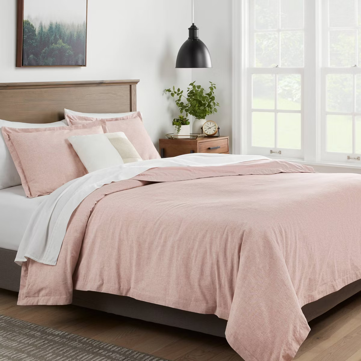 Cotton Linen Chambray Duvet Cover & Sham Set - Threshold™ | Target