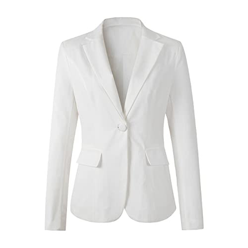 Beninos Womens Business Casual Blazer Office Work Solid Suit Jacket | Amazon (US)
