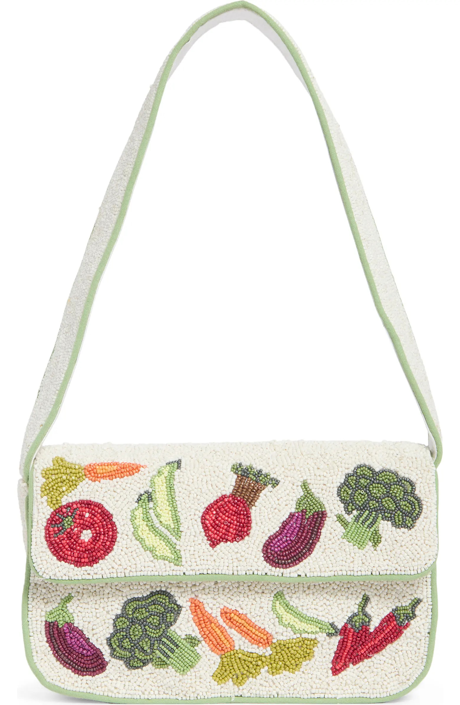 Collection XIIX Mixed Veggies Beaded Baguette Shoulder Bag | Nordstromrack | Nordstrom Rack