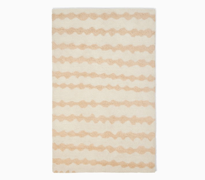 west elm kids x pbk x Sarah Sherman Samuel Shag Waves Rug | Pottery Barn Kids
