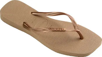 Slim Square Logo Flip Flop (Women) | Nordstrom