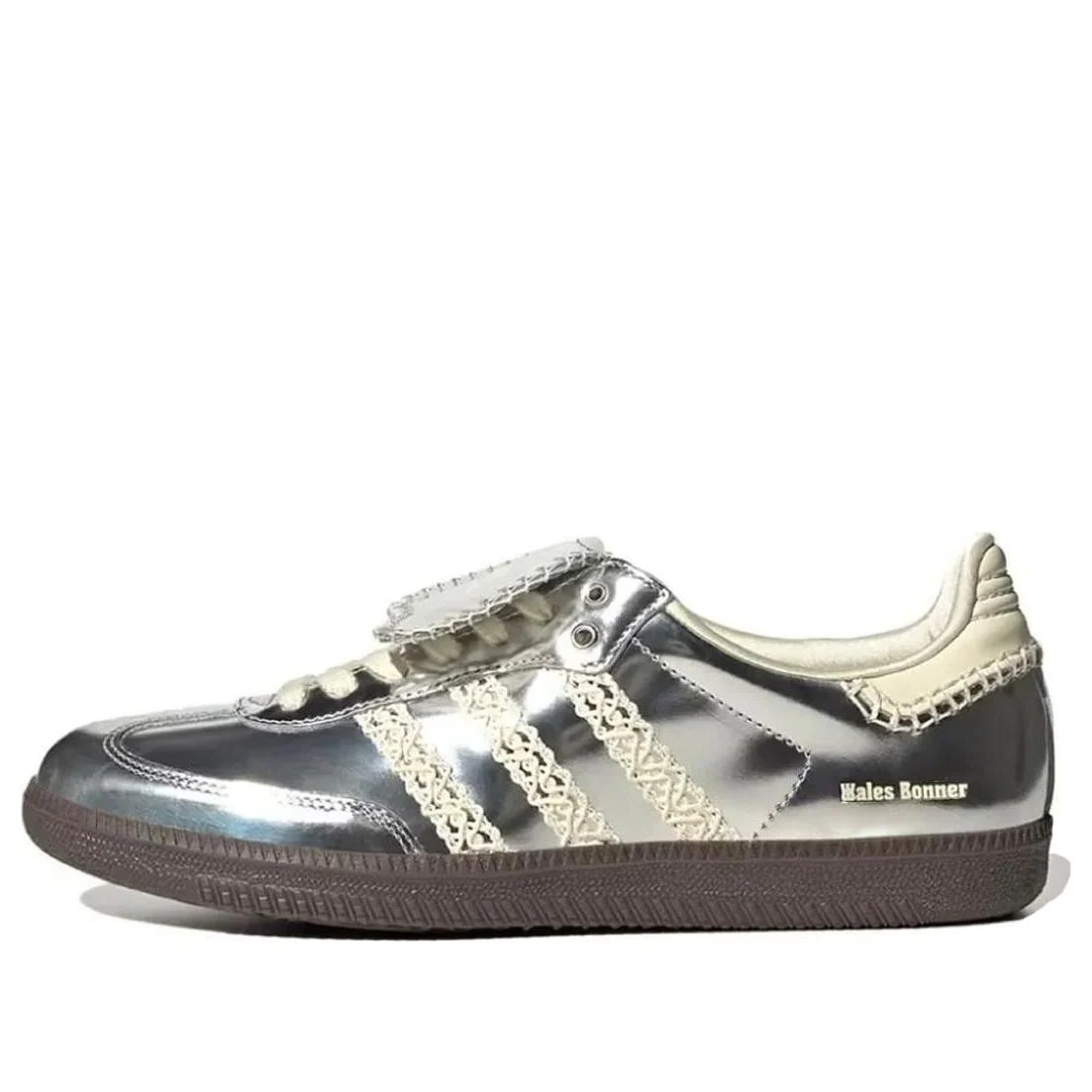 adidas originals Samba x Wales Bonner 'Silver Metallic Gum' IG8181 | KICKS CREW