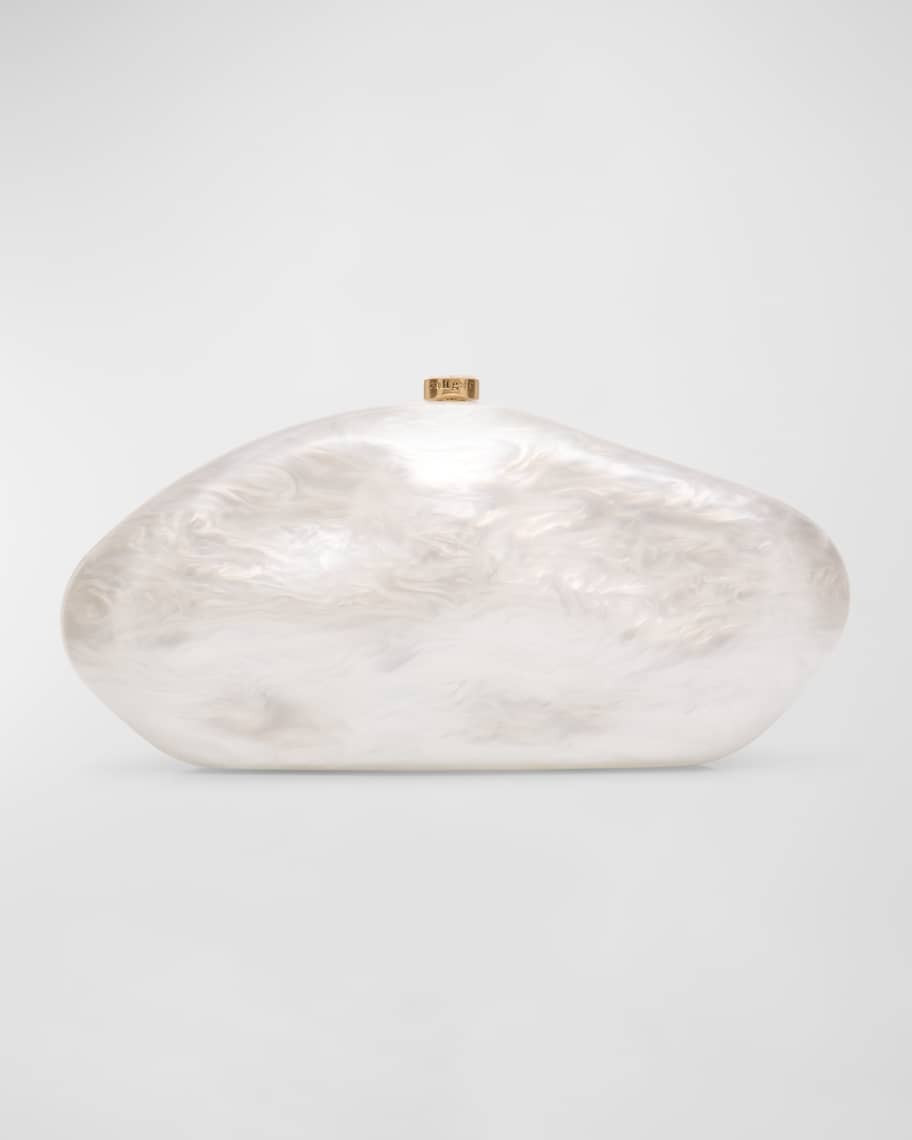 Cult Gaia The Caldera Pearly Clutch Bag | Neiman Marcus