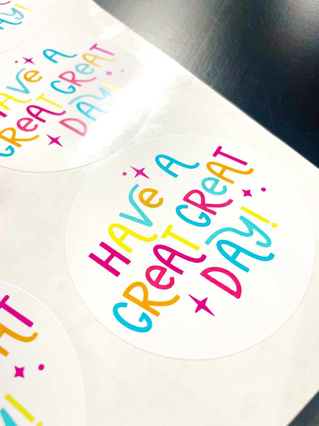 Have a Great Great Day Sticker- 12 to a Page - Etsy | Etsy (US)