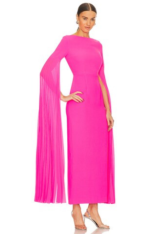 SOLACE London Grace Maxi Dress in Hot Pink from Revolve.com | Revolve Clothing (Global)