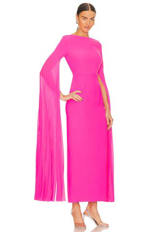 SOLACE London Grace Maxi Dress in Hot Pink from Revolve.com | Revolve Clothing (Global)