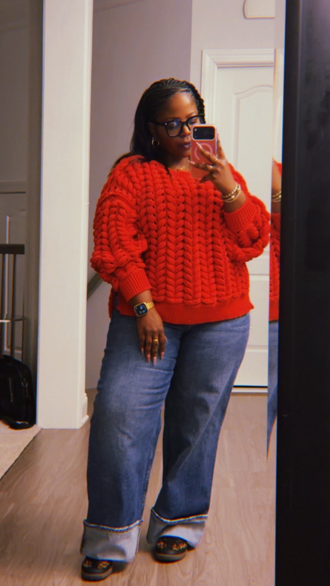 #KBB knit sweater #ootd #sambas #oversized 

#LTKMidsize #LTKgrwm #LTKootd