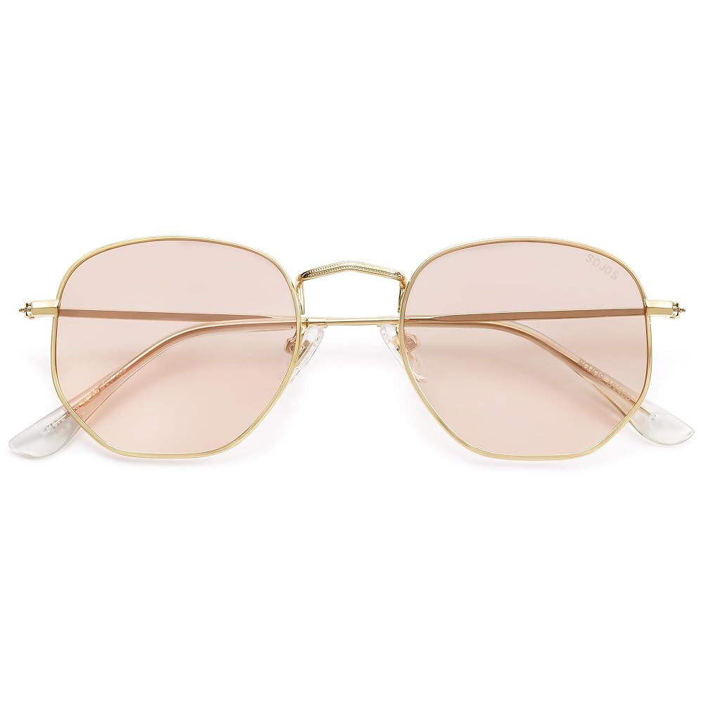 SOJOS Square Polarized Sunglasses for Women Men Small Hexagonal Polygon Shades SJ1072 | Amazon (US)