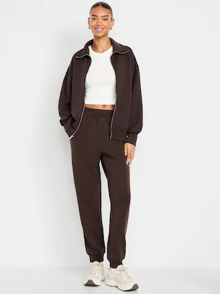 High-Waisted Bounce Fleece Jogger Sweatpants | Old Navy (CA)