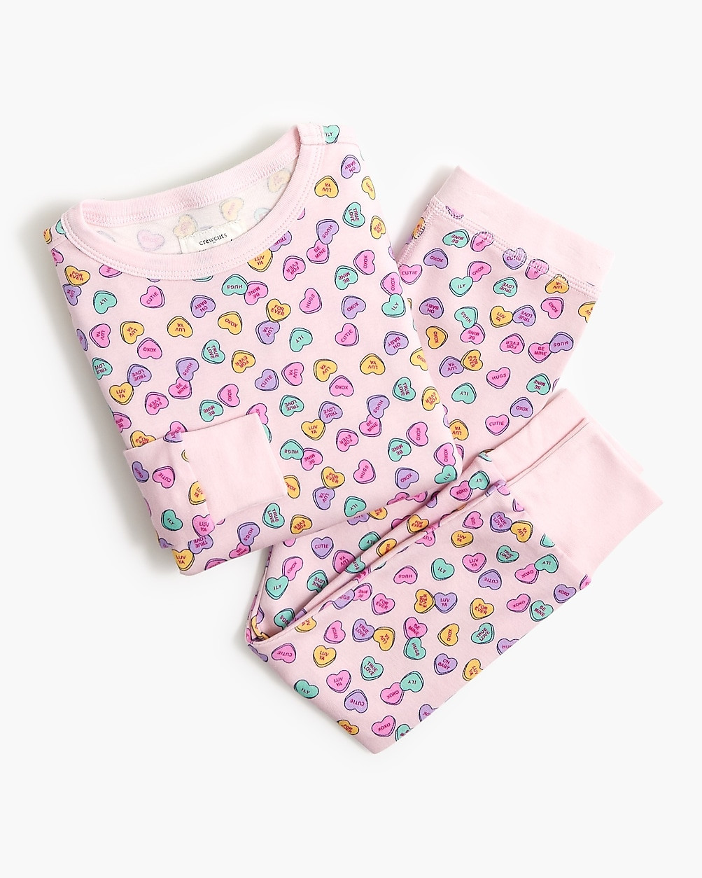 Girls' sweetheart candy pajama set | J.Crew Factory
