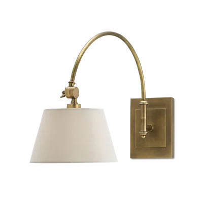 Ashby 1 - Light Antique Brass Swing Arm | Wayfair North America