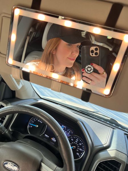 The COOLEST mirror for your car! It gets very bright, has both cool & warm settings, & is rechargeable! 

#LTKbeauty #LTKfindsunder50 #LTKstyletip