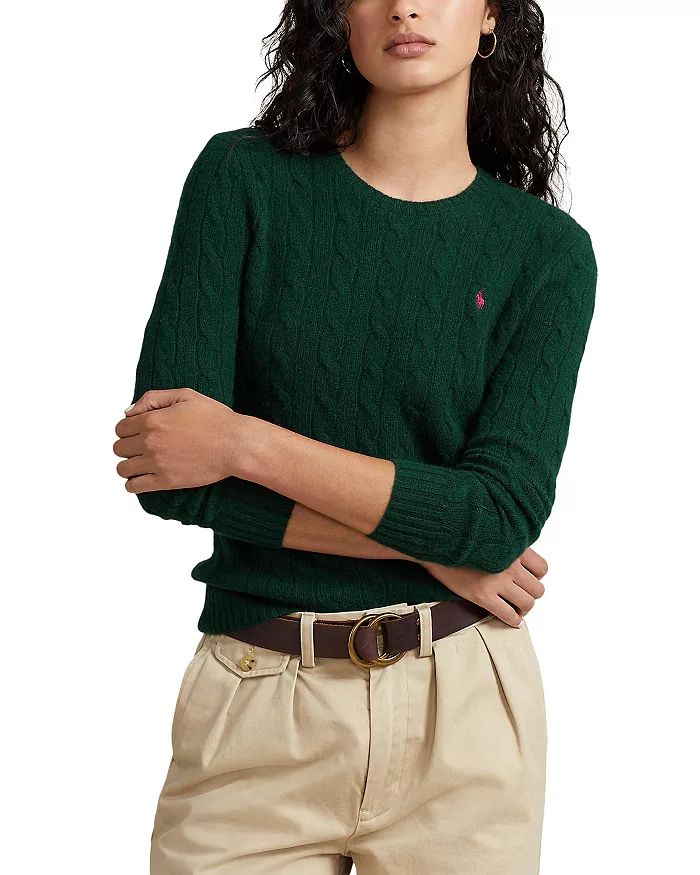 Cable Knit Wool & Cashmere Sweater | Bloomingdale's (US)