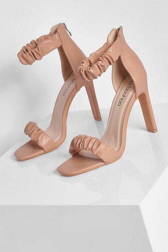 Ruched 2 Part Sandal | Boohoo.com (UK & IE)