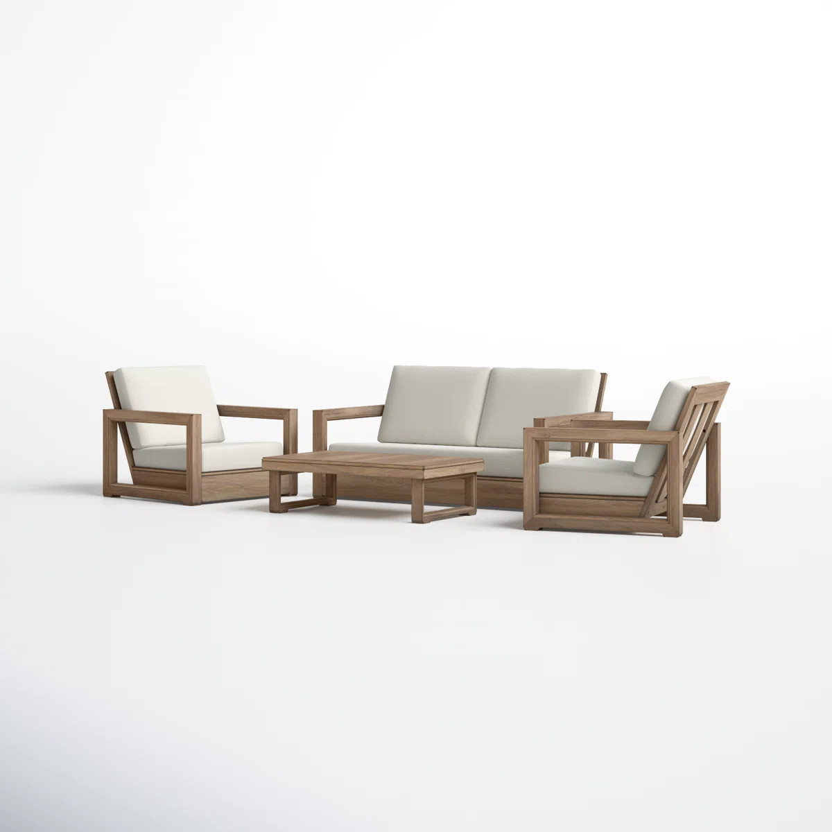 Joss & Main Donnie 4 Piece Sofa Seating Group with Cushions & Reviews | Wayfair | Wayfair North America