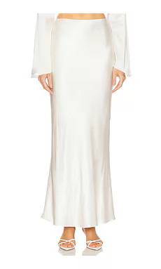 LOBA Isabelle Maxi Skirt in Ivory from Revolve.com | Revolve Clothing (Global)