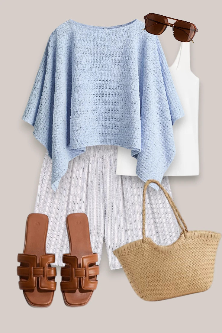 Postpartum relaxed vacation outfit  

 #LTKsummer #LTKtravel #LTKmaternity