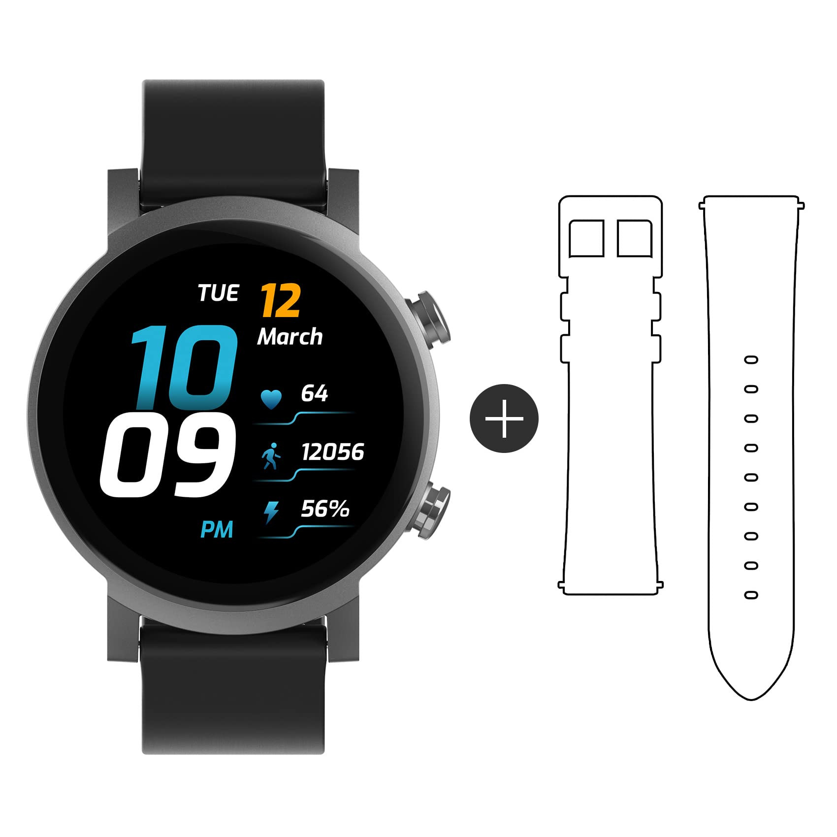 Ticwatch E3 Smartwatch Wear OS do Google for Men Women Qualcomm Snapdragon Wear 4100 Platform Hea... | Amazon (BR)